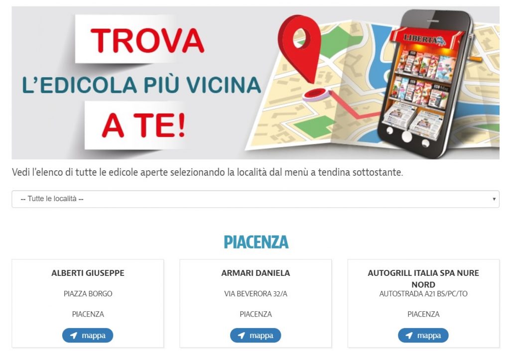TrovaEdicola