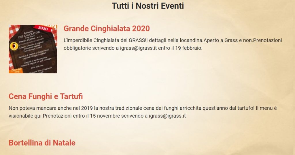 Eventi
