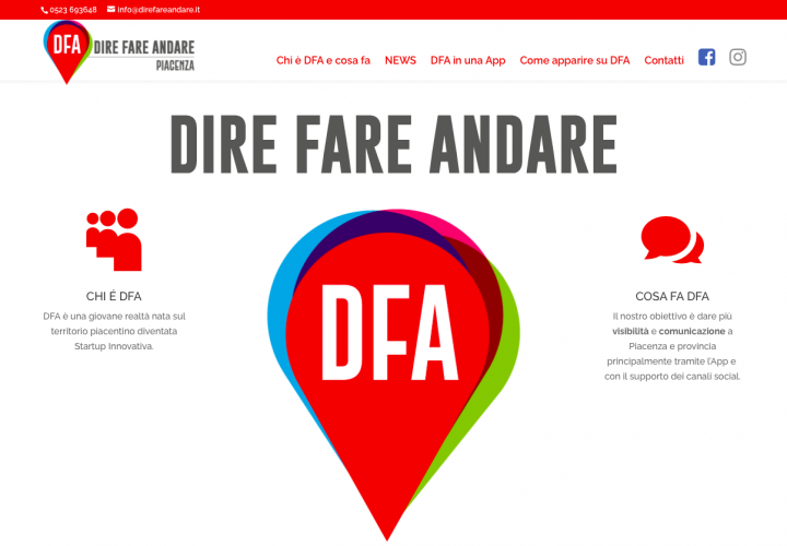 Sito web – DFA Publievents