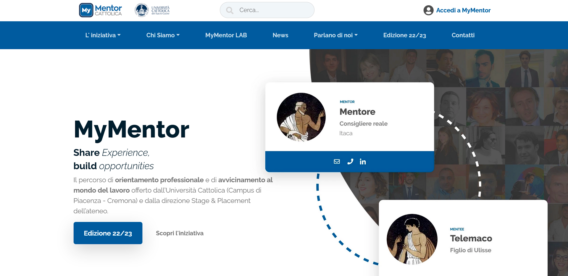 Restyling sito web – Mymentor